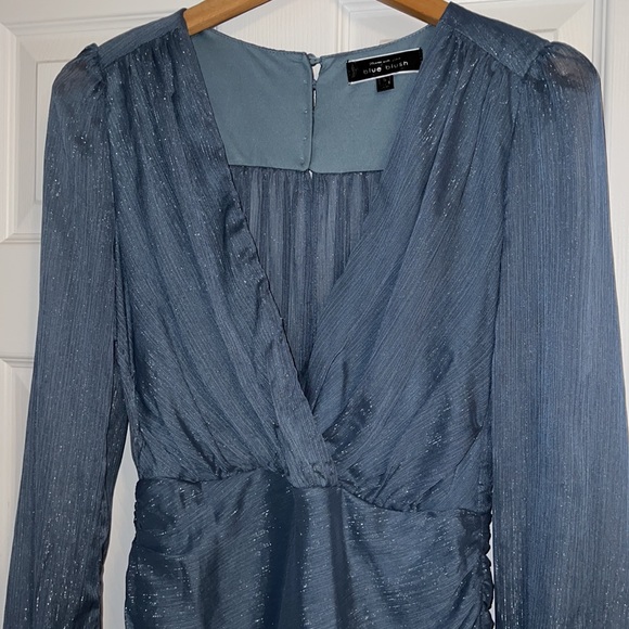Shimmery Blue Dress - Picture 7 of 8